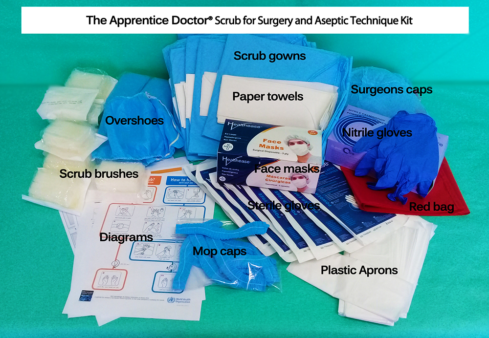 Asepsis and Sterility Kit Contents