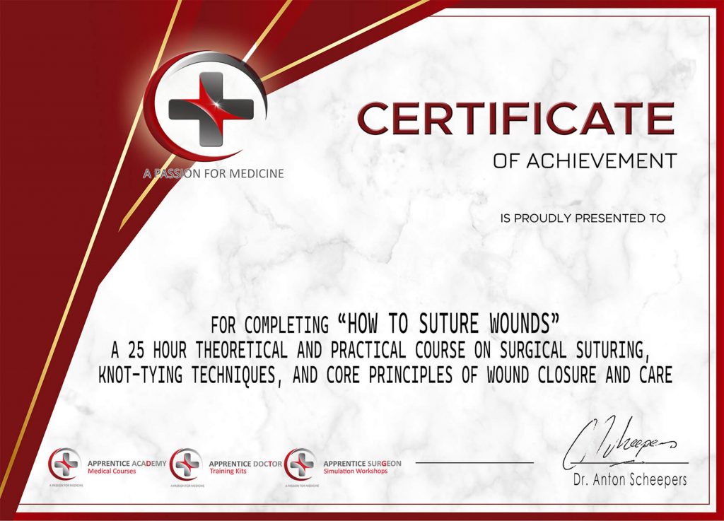 How to Suture Wounds Course