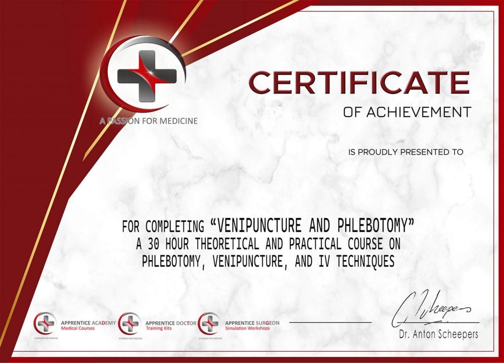 Venipuncture & Phlebotomy Course